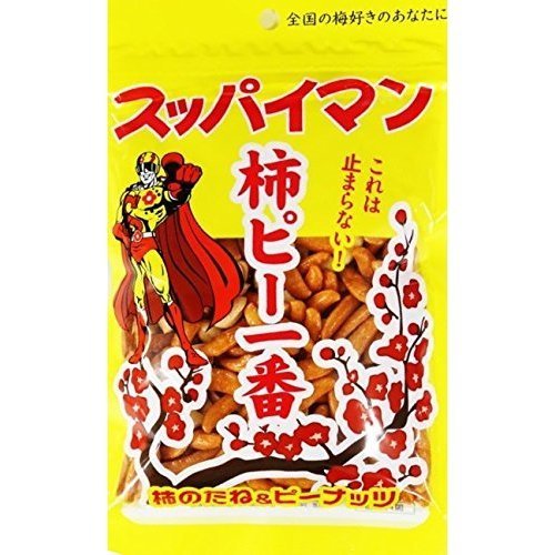 Amazon | スッパイマン 柿ピー一番 柿のたねピーナッツ 130g×6袋